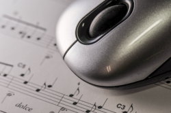 Sheet Music and Mouse