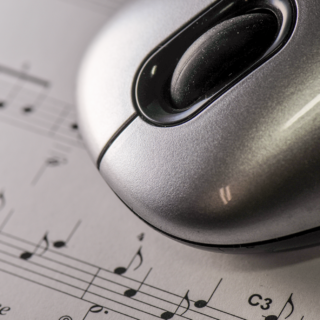 Sheet Music and Mouse